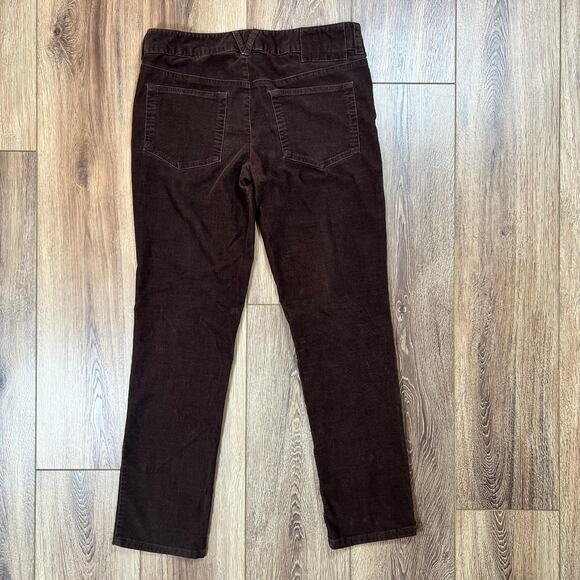Vince Brown Low Rise Corduroy Bootcut Pants - Picture 3 of 5